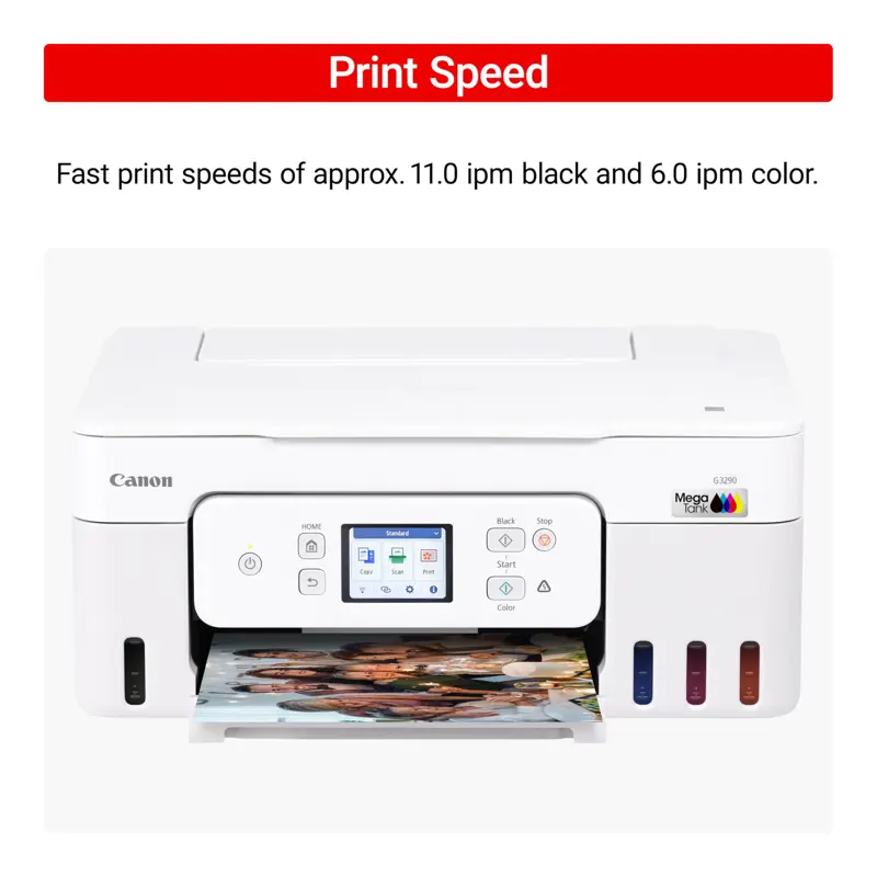Impresora Canon Megatank G3290 Todo en Uno Inalámbrica