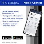 Impresora Laser Mono Compacta Brother MFC-L2820DW Wi-Fi