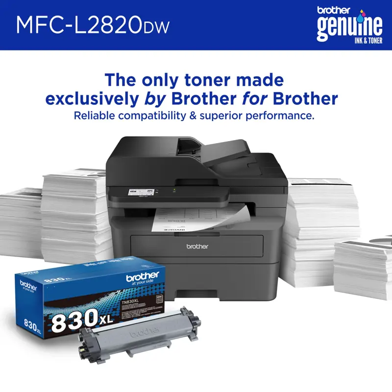Impresora Laser Mono Compacta Brother MFC L2820DW Wi Fi