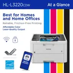Impresora Laser Brother HL-L3220CDW 19 PPM Duplex Hoja 250