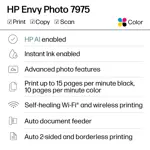 Impresora Multifunción HP Envy Photo 7975 B63K3A Wi-Fi USB Inyección Térmica
