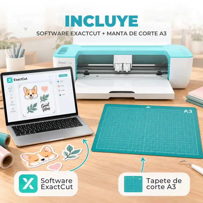 Plotter De Corte Automático 305mm Ancho De Corte G305