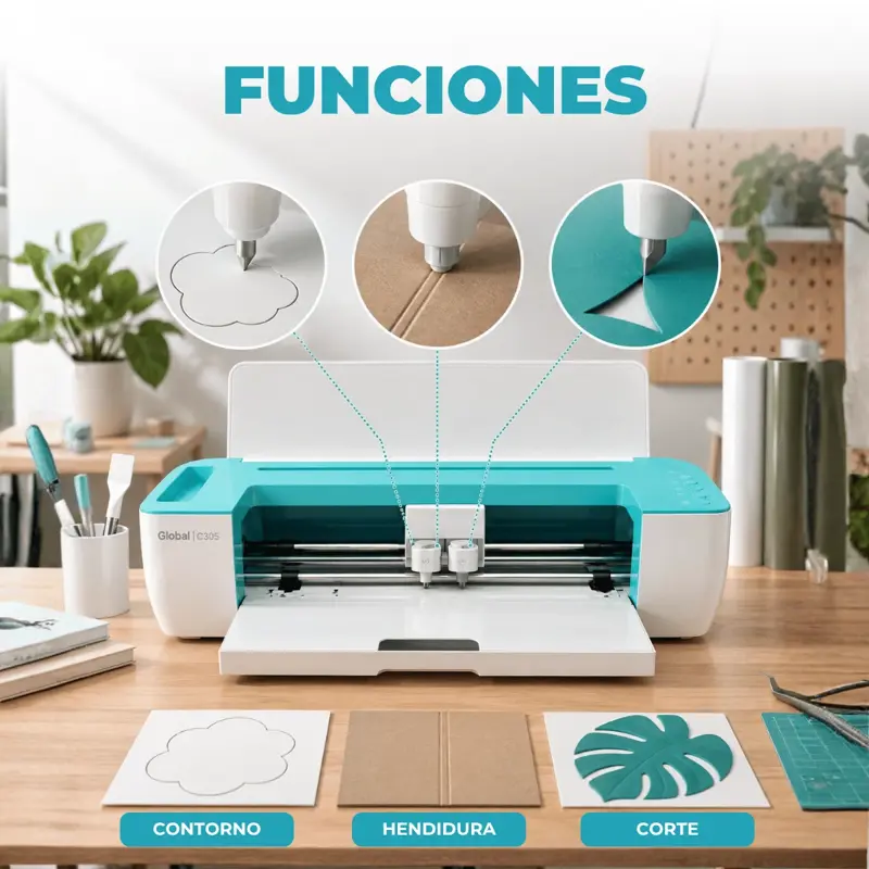 Plotter De Corte Automático 305mm Ancho De Corte G305