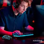 Teclado mecánico 104 full size negro Aimzone Games AZ503