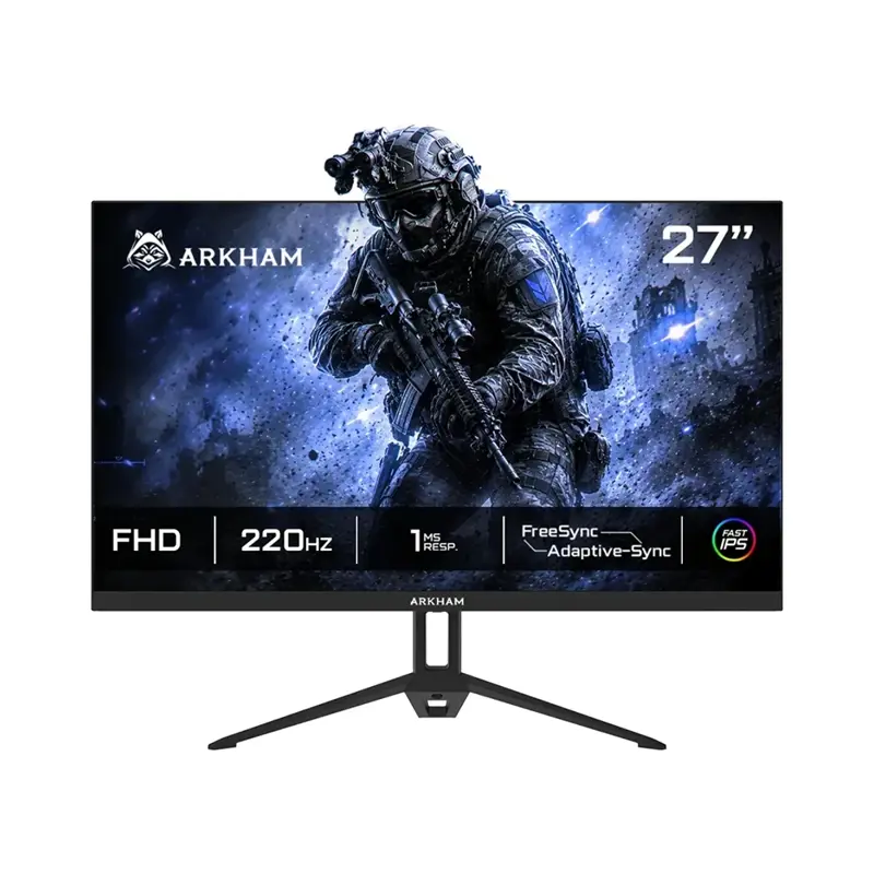 Monitor Arkham 27 Gamer 220Hz IPS FHD 1Ms HDMI Negro