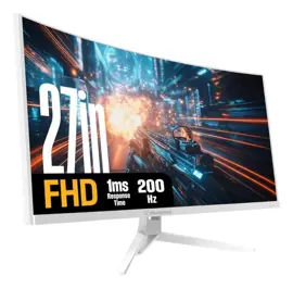 Monitor Curvo  Full Hd 27 200Hz Con...