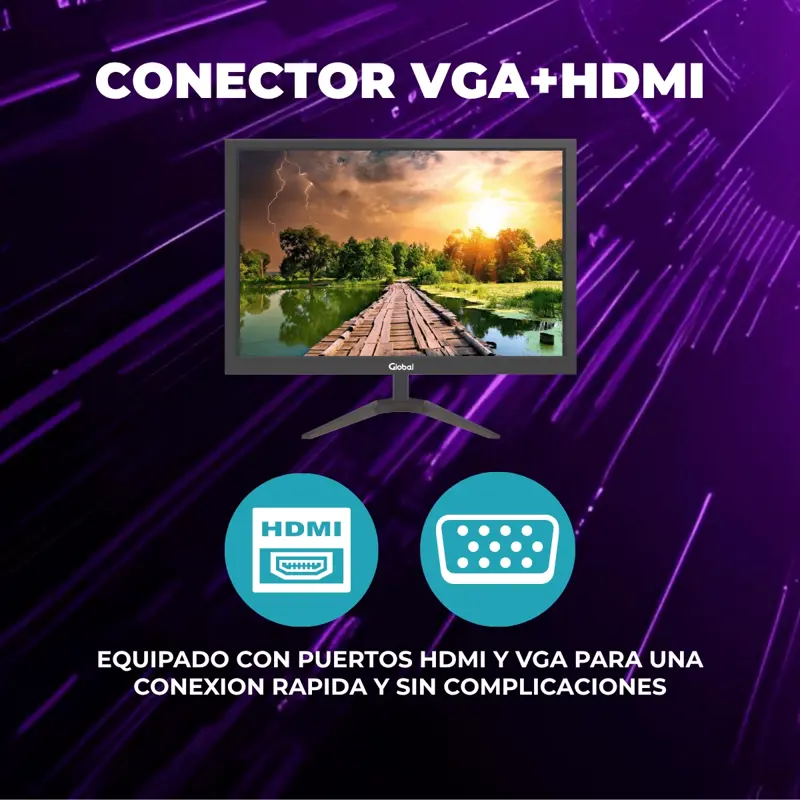 Monitor Oficina 22 Pulgadas 1920x1080