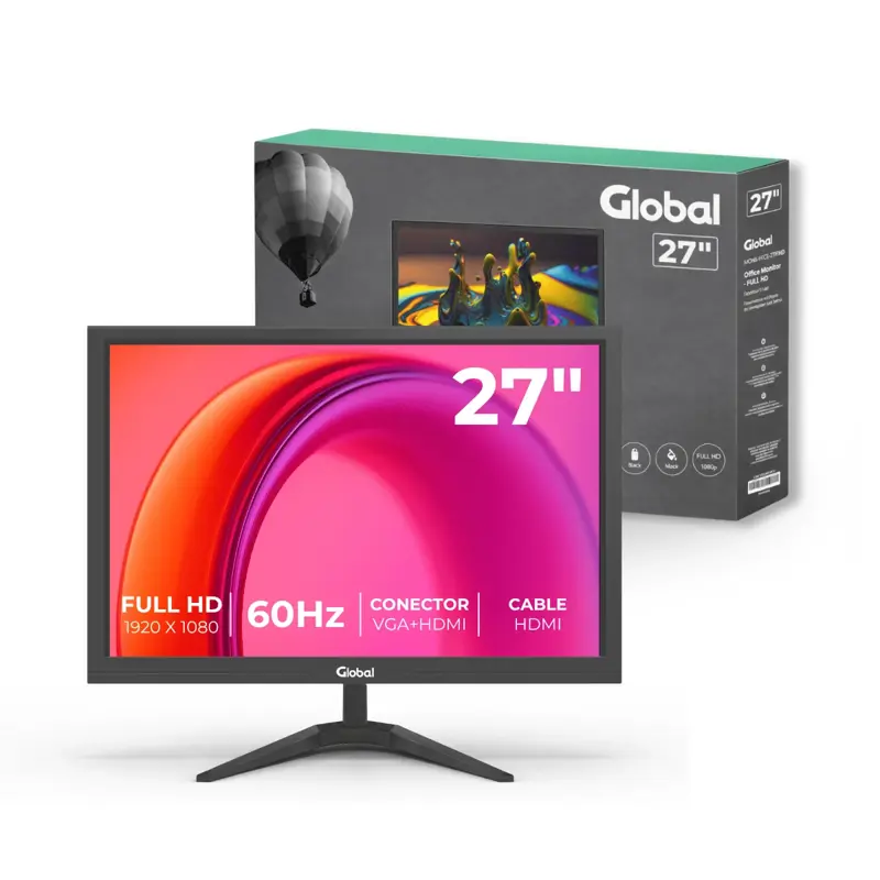 Monitor HD de Oficina 27 pulgadas 1920x1080