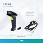 Lector Código de Barra Inalámbrico Nictom LCB8200W Usb