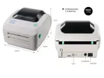 Impresora Térmica X-Printer XP-470B 108mm 127mm/s Imprime Códigos de Barras