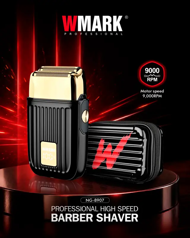 Afeitadora Inalam. Alta Velocidad 9000 Rpm Wmark Ng 8907