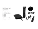 Maquina De Afeitar Gadnic T8000 Base USB De Carga Rápida