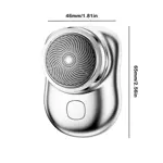 Afeitadora eléctrica GYLCTOM Mini portátil recargable para hombres