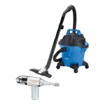 Combo Aspiradora 20lts 1200w y Aspiradora Portátil 250w 0,2l Ranser Azul/blanco