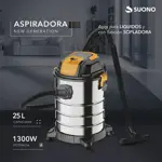 Aspiradora De Tacho 25 Litros 1300w Sin Bolsa