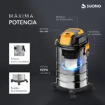 Aspiradora De Tacho 25 Litros 1300w Sin Bolsa
