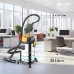 Aspiradora De Tacho 25 Litros 1300w Sin Bolsa