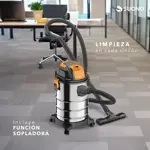 Aspiradora De Tacho 25 Litros 1300w Sin Bolsa