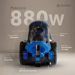 Aspiradora Trineo Suono Sin Bolsa Con Cepillo y Esquinero 2L