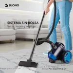 Aspiradora Trineo Suono Sin Bolsa Con Cepillo y Esquinero 2L