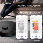 Aspiradora Robot Trapeadora Suono LiDAR Premium 8000Pa Mapeo Láser App WiFi Mascotas