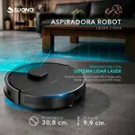 Aspiradora Robot Trapeadora Suono LiDAR Premium 8000Pa Mapeo Láser App WiFi Mascotas