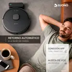 Aspiradora Robot Trapeadora Suono LiDAR Premium 8000Pa Mapeo Láser App WiFi Mascotas