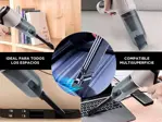 Aspiradora De Mano Inalámbrica Gadnic 80W Multiuso 4 En 1