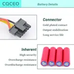 Batería de aspiradora CQCEO 70e 4500 mAh para Neato Botvac D