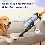 Aspirador inalámbrico LEVOIT LVAC-200 hasta 50 min negro