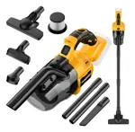 Aspiradora Inalámbrica Dewalt 20v Max, Filtro Hepa Lavable - Amarillo/negro