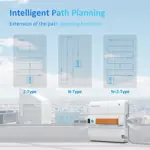 Mamibot W120-dp Robot De Limpieza De Ventanas Con Succión Fu Azul