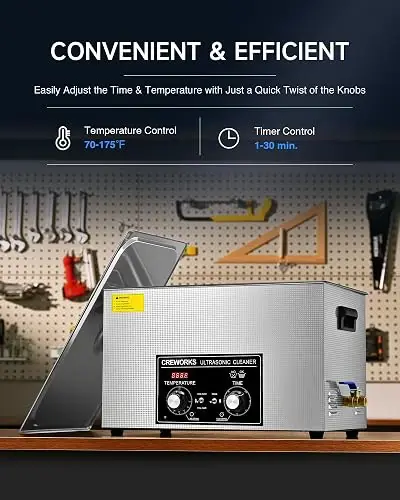 Creworks Limpiador Ultrasónico De 30l Con