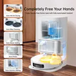 Aspiradora y Trapeador Robot dreame L10s Ultra 5300Pa Base de Autovaciado y Autolavado Blanco
