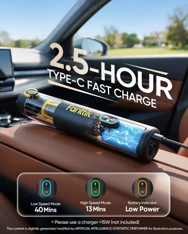 Aspiradora Inalámbrica Fanttik Slim V8 APEX 4 en 1 Negra