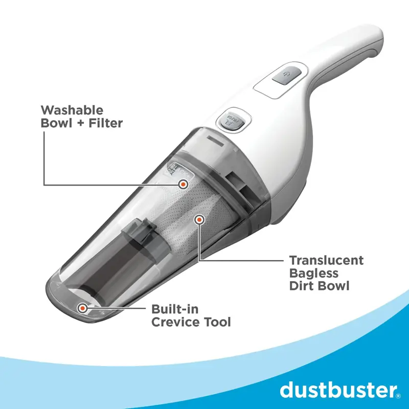Aspiradora De Mano Inalámbrica BLACK+DECKER Dustbuster HNV220BCZ10FF