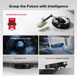 Aspiradora Robot y Trapeador roborock Saros Z70 22000 Pa Brazo Mecánico OmniGrip Base Multifuncional