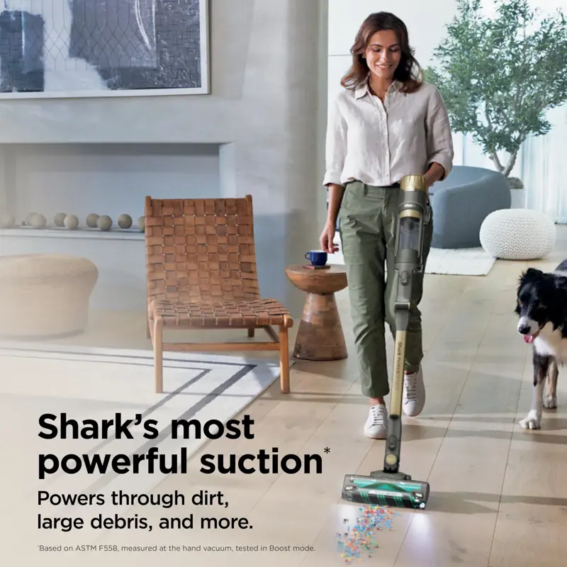 Aspiradora Inalámbrica Shark PowerDetect IP3253 Filtro HEPA Base de Autovaciado