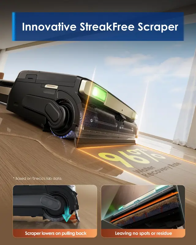 Aspiradora Tineco Floor ONE S9 Vacío Húmedo y Seco Succión