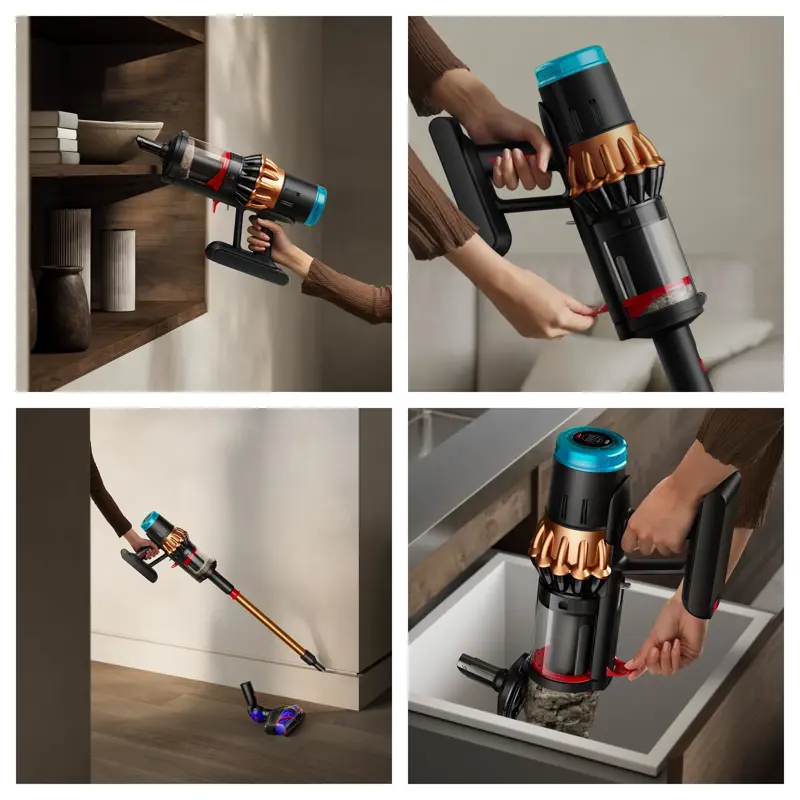 Aspiradora Dyson V16 315AW 70 min uso 2 cabezales alfombra