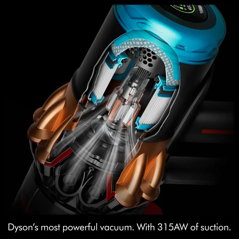 Aspiradora Dyson V16 315AW 70 min uso 2 cabezales alfombra