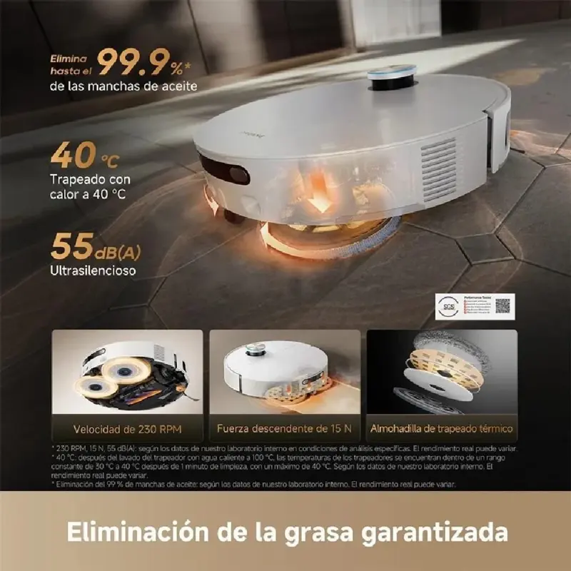 Aspiradora robot Dreame X60 Ultra Complete White