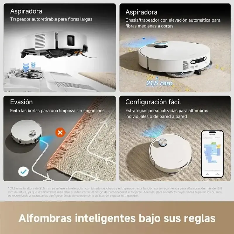 Aspiradora robot Dreame X60 Ultra Complete White