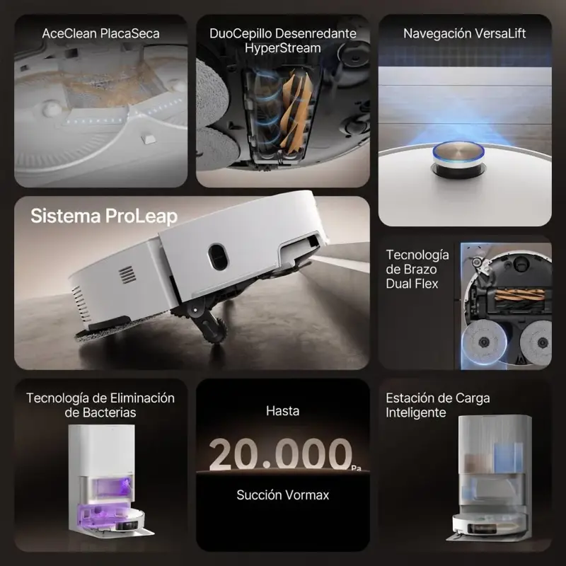 Aspiradora robot Dreame X50 Ultra White