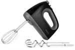 Batidora de Mano BM8738PP - 300W, 5 Velocidades + Turbo, Negro