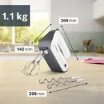 BOSCH BATIDORA REPOSTERIA 850 W BLANCA