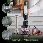 Batidora de mano Braun MultiQuick 7 MQ7035X con accesorios
