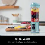 Licuadora portátil Ninja Blast BC151AQ, 500 ml, inalámbrica Aqua