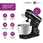 Batidora De Pie Planetaria Digital 3 En 1 Tivoli 5,2l 1200w