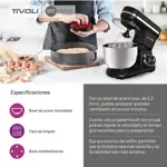 Batidora De Pie Planetaria Digital 3 En 1 Tivoli 5,2l 1200w